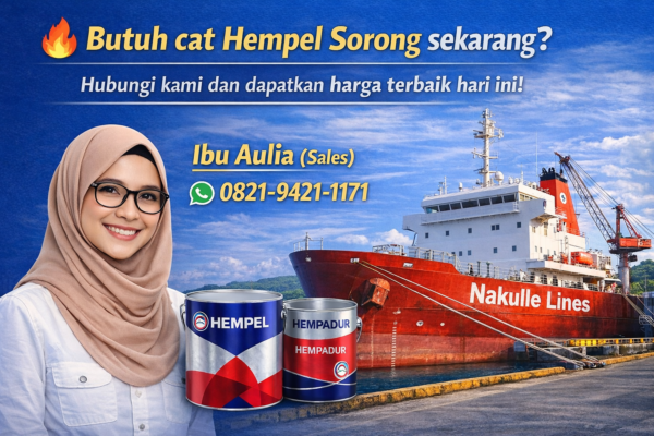 toko distributor cat Hempel Sorong - Agen Supplier yang jual cat kapal anti fouling terbaik